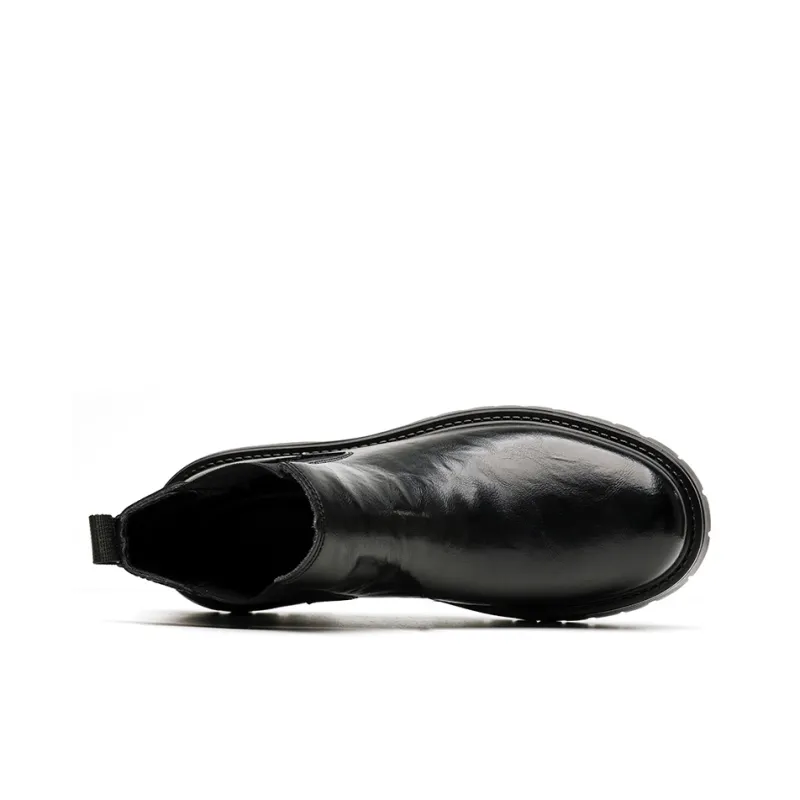 Romon Chelsea Boots Men's Black-2