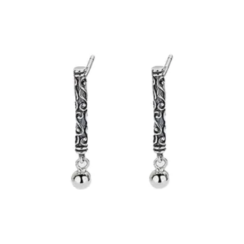 ETAHLOVE S925 Silver Earrings Unisex Date Confession Gift For Boyfriend Girl Surprise Anniversary Gift