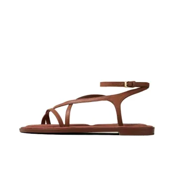 A.EMERY Edna Strap Sandals Women's Red Brown
