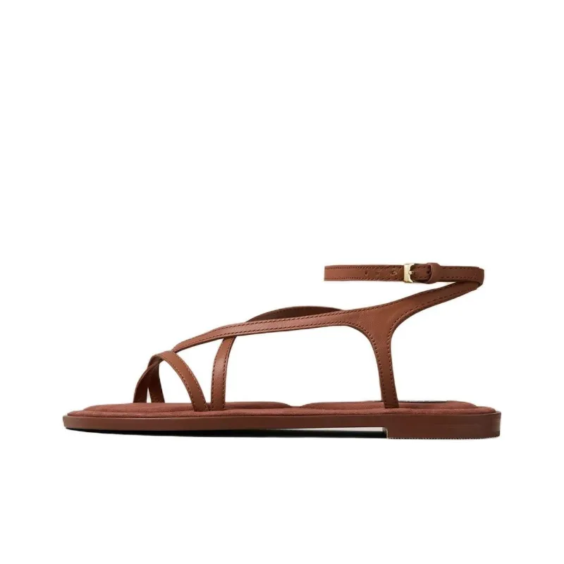 A.EMERY Edna Strap Sandals Women's Red Brown-0