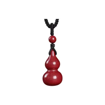 Bubble Scallops Reconstructed Cinnabar Necklaces Unisex