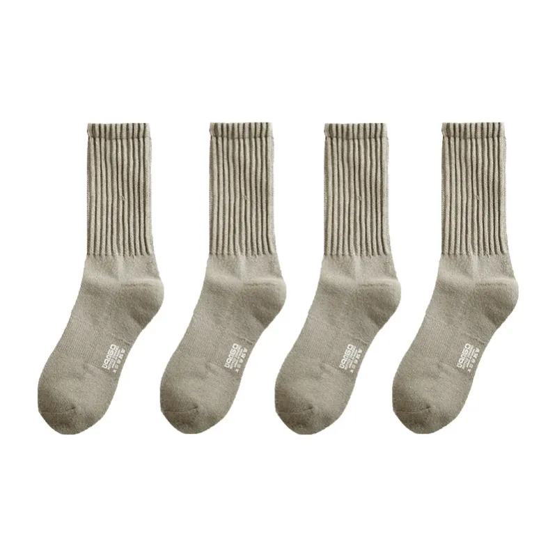 YOOKA Mid Calf Socks Unisex 4 Pack-7