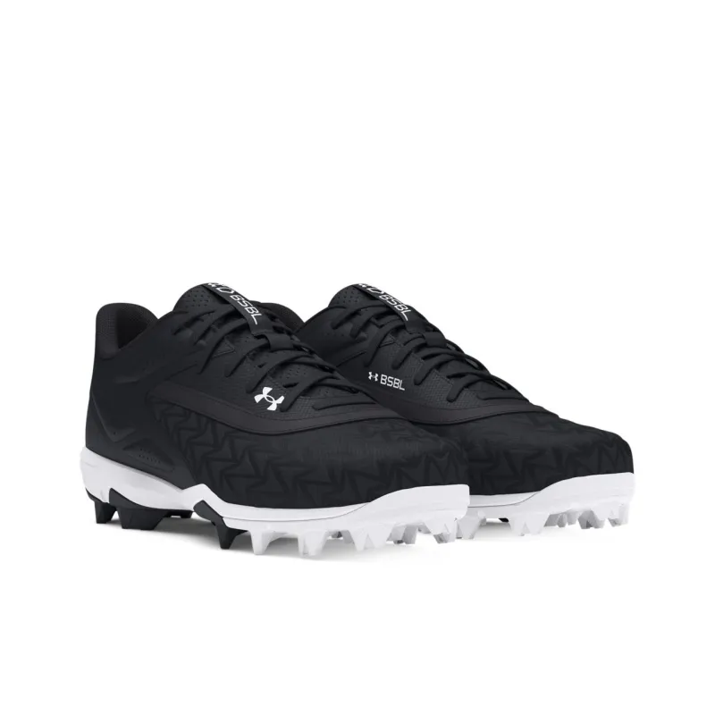 Under Armour Leadoff Slip Resistant Coverage Low Top Training Shoes Men's Black White-3