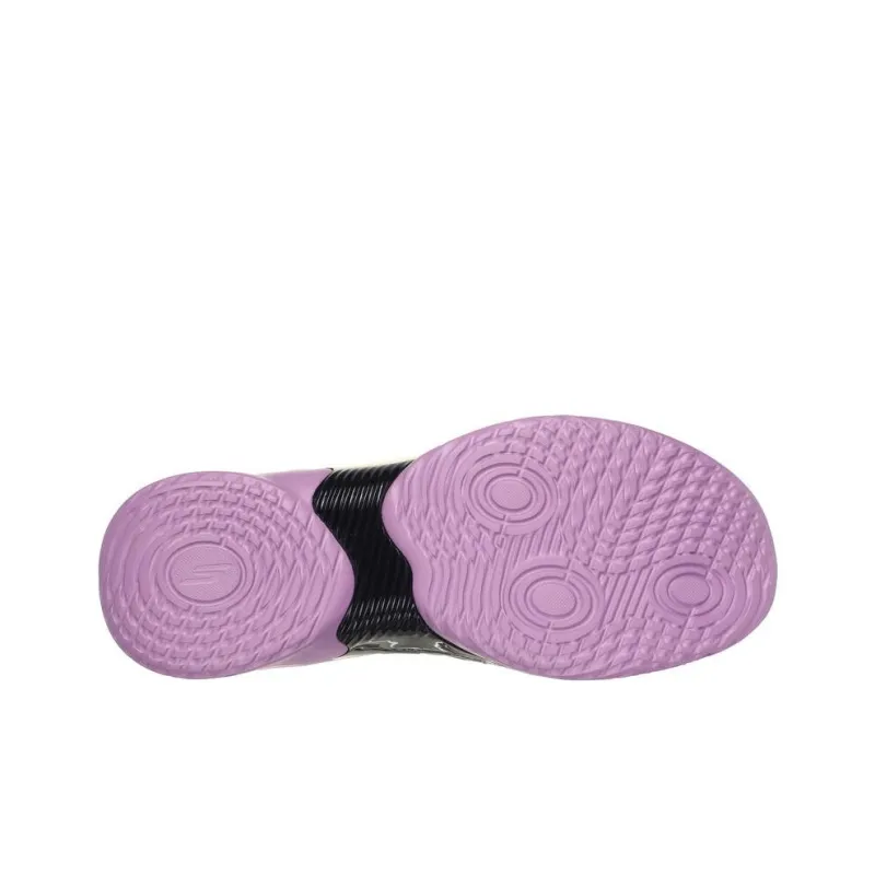 Skechers SKX RESAGRIP Abrasion Resistant Mid Top Basketball Shoes Men's Purple Black-4