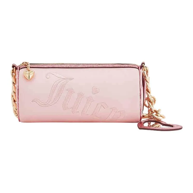 JUZI PU Cylinder Bag Shoulder Bag Handbag Shoulder Bag Small Size Women's Purple/Pink/Lake Blue-3