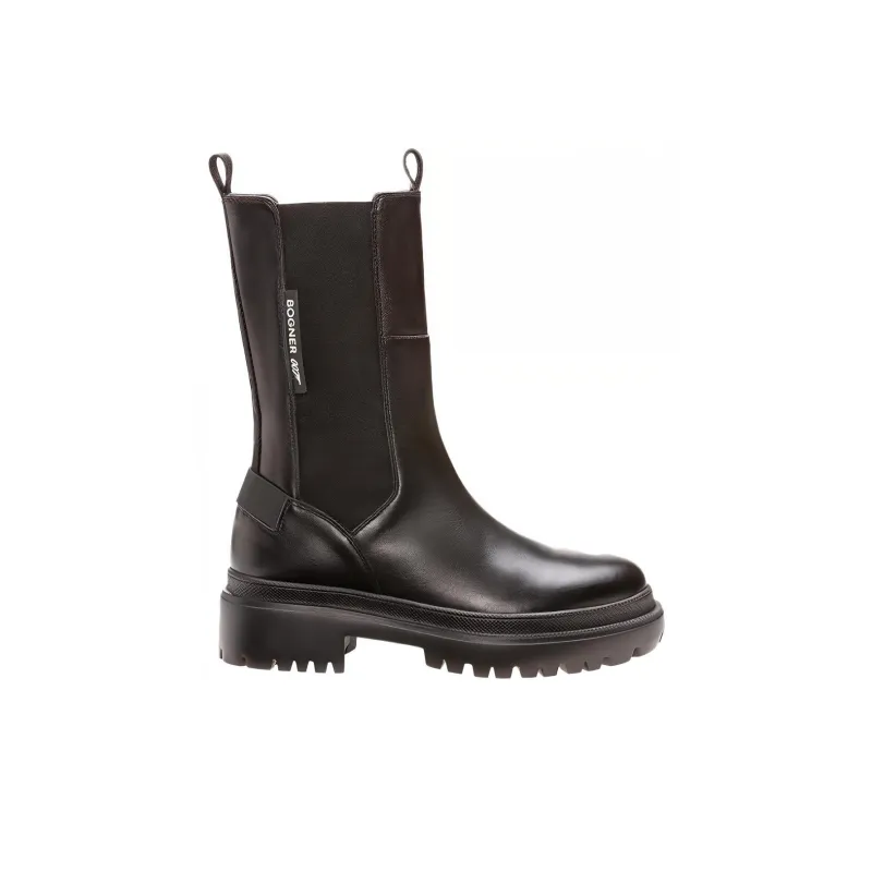 BOGNER Short Chelsea Boots Women's Black-1