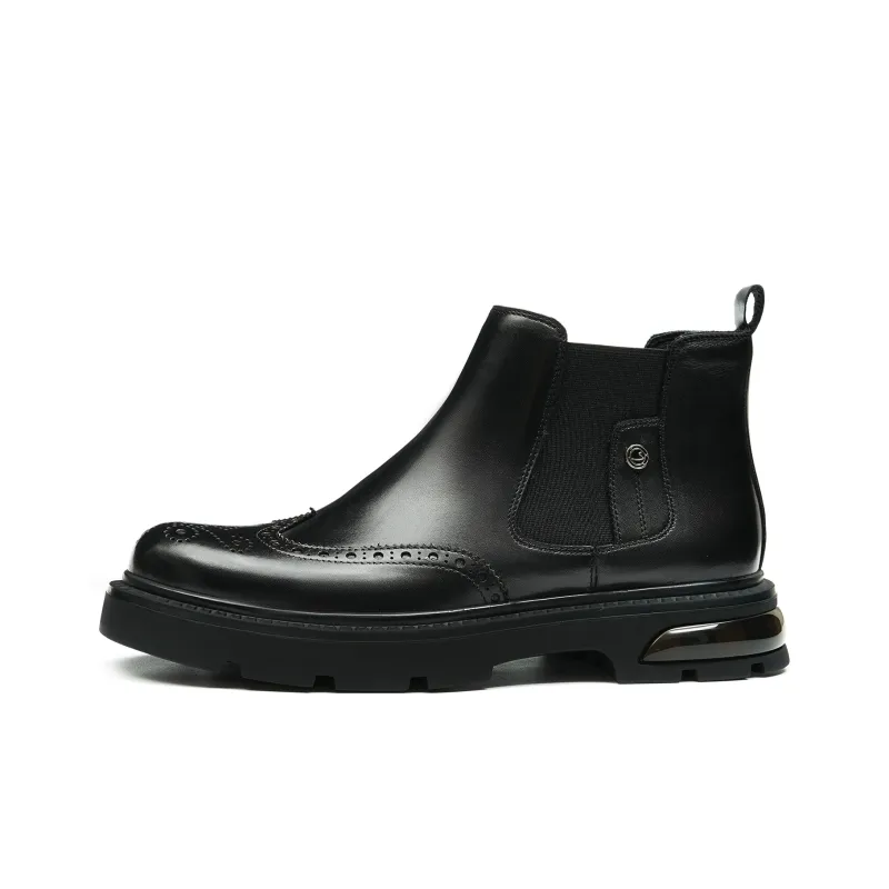ASTON M.JAZZ Short Chelsea Boots 3.3cm Men's-0