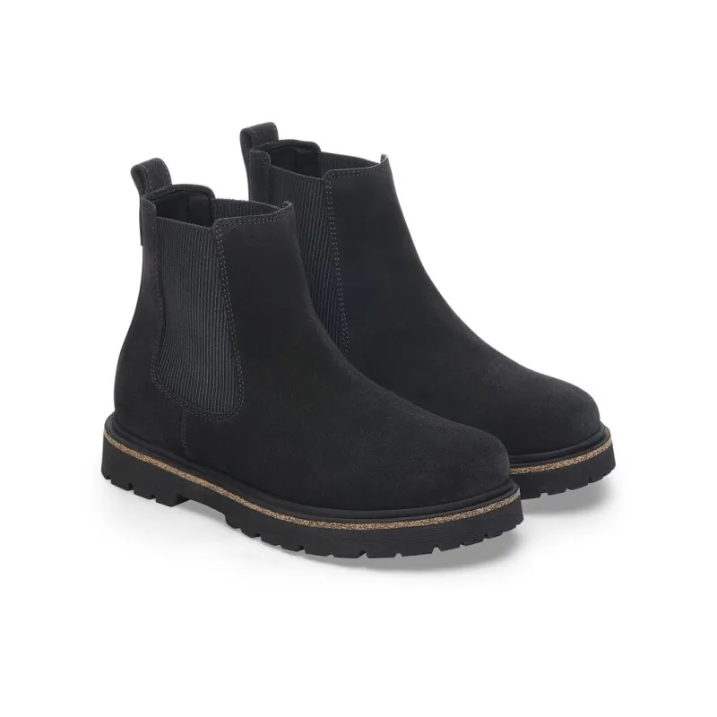 Birkenstock Highwood Slip Short Chelsea Boots Men's Black Regular-2