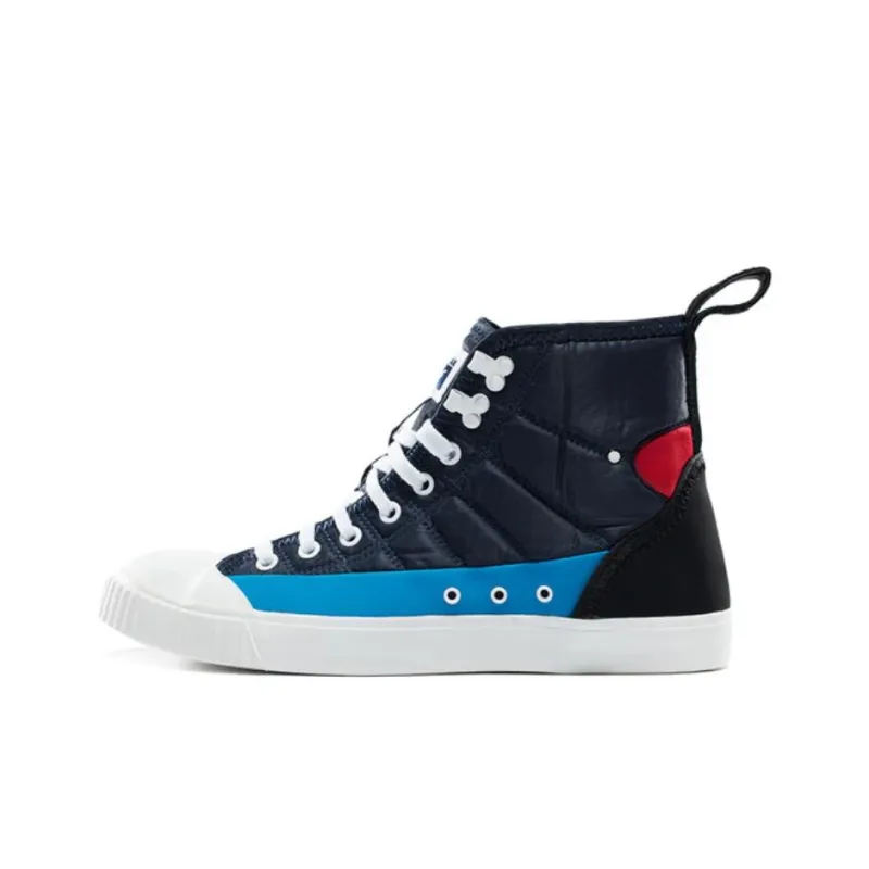 Onitsuka Tiger Ok Basketball Rb Wear-Resistant Balance High-Top Skateboard Shoes Unisex Dark Blue-0