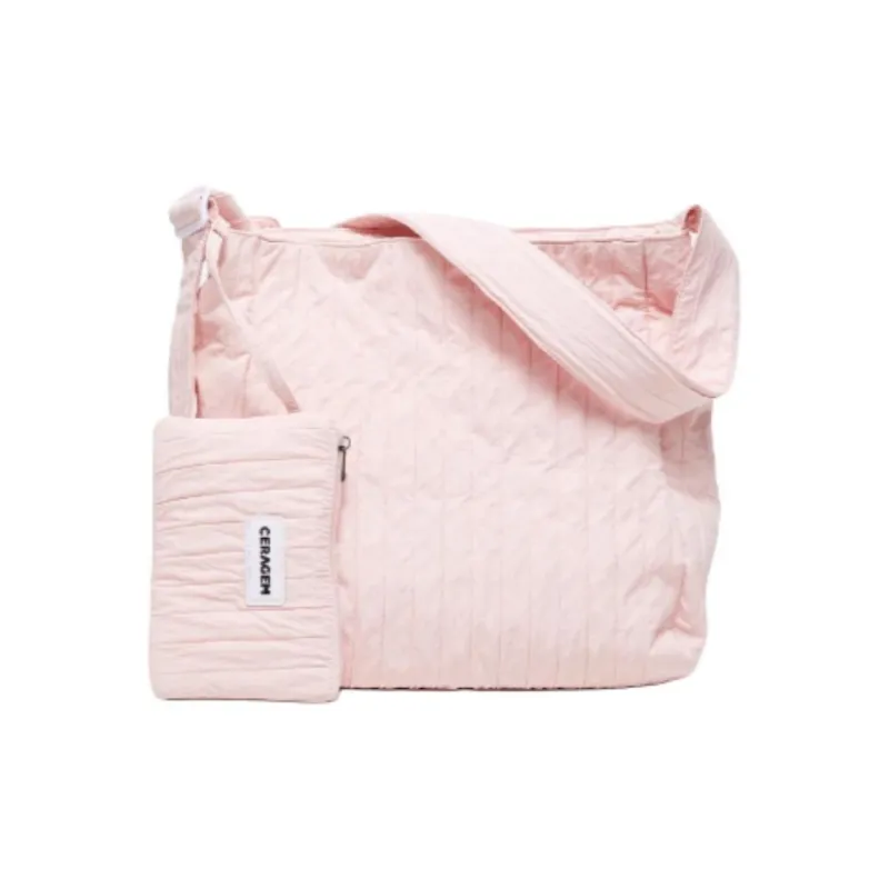 Three Blessings Fabric Tote Bag, Shopping Bag, Shoulder Bag Medium Size Women's Multicolor-6