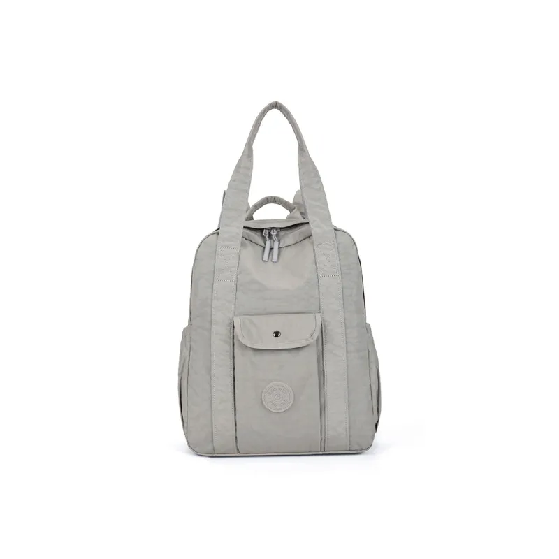Yalu Nylon Backpack Regular Unisex Gray/Black/Purple/Yellow/Khaki/Blue-17
