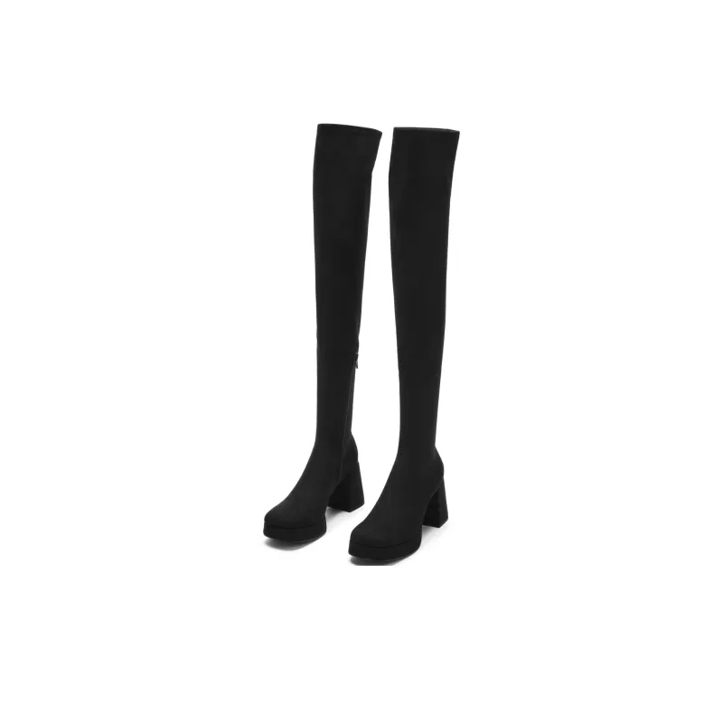 CHARLES&KEITH Over-the-knee Boots 8cm Women's-2
