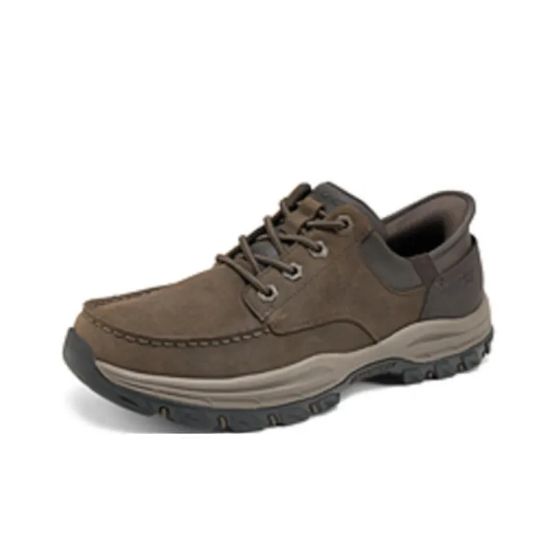Skechers SKECHERS MENS USA Breathable Support Low Top Casual Shoes Men's Dark Brown-1