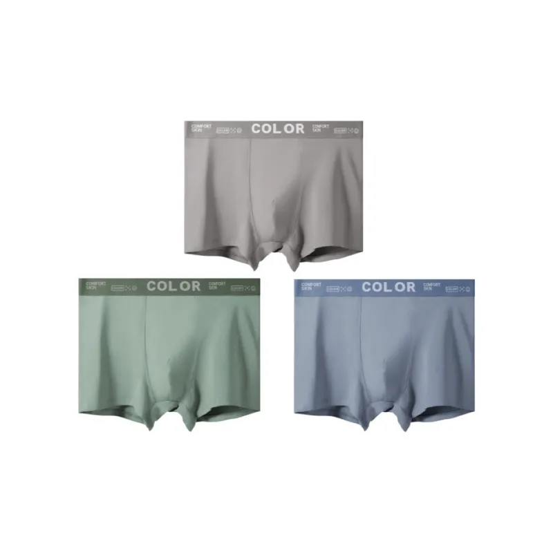 Qiao Ni Tong Underpants Men's 3 Pack-8