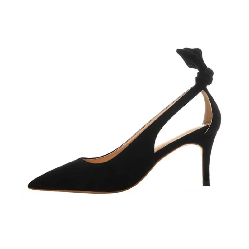 Xingdiman Slim Heel High Heels Women's Black Gift Box Set-1
