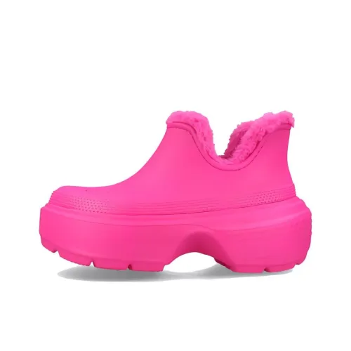 Crocs Stomp Ankle Boots Unisex Pink