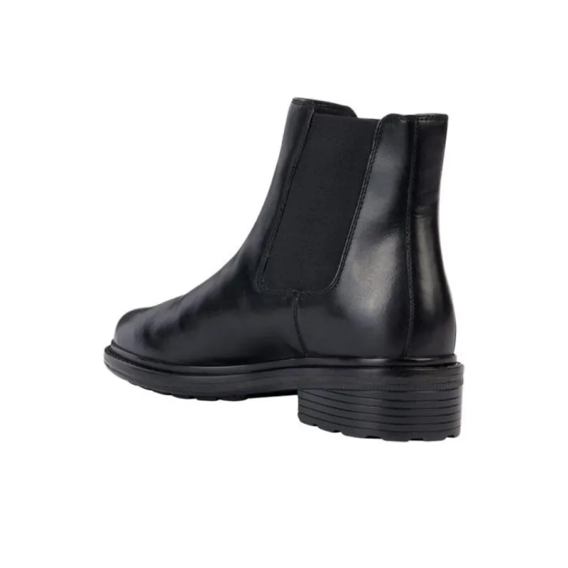 GEOX Short Chelsea Boots 4cm Women's Black-4