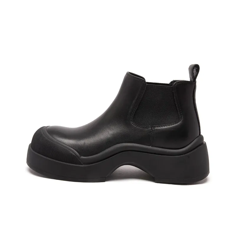 Anthony Miles Short Chelsea Boots Women's Black-0