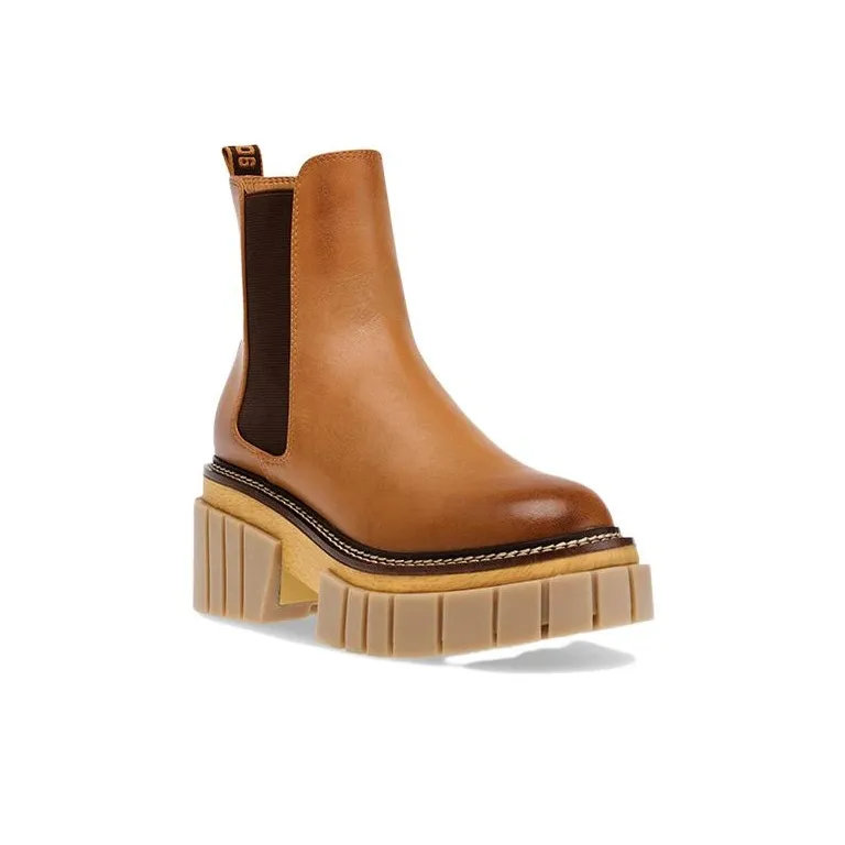 STEVE MADDEN Chelsea Boots Women's Black/Brown-3