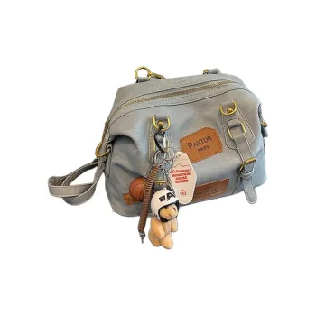 Yalu Denim Backpack Regular Women's Blue/Brown/Black