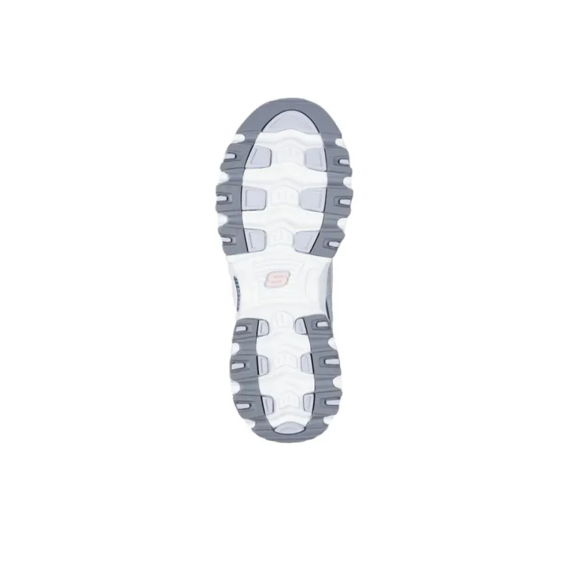 Skechers DLITES Anti Slip Wear Resistant Low Top Chunky Sneakers Women's Blue-4