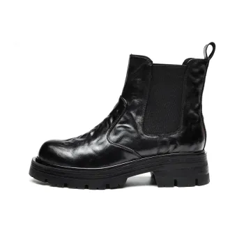 EBLAN Ankle Length Chelsea Boots Women's Black