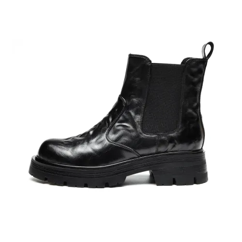EBLAN Ankle-Length Chelsea Boots Women's Black