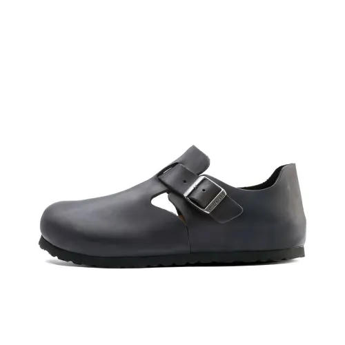 Birkenstock Low Top Casual Shoes Men's Black Narrow Fit