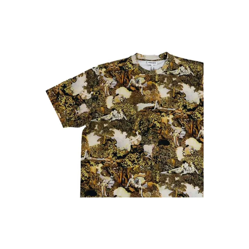 KENZO T Shirts Men Brown-2
