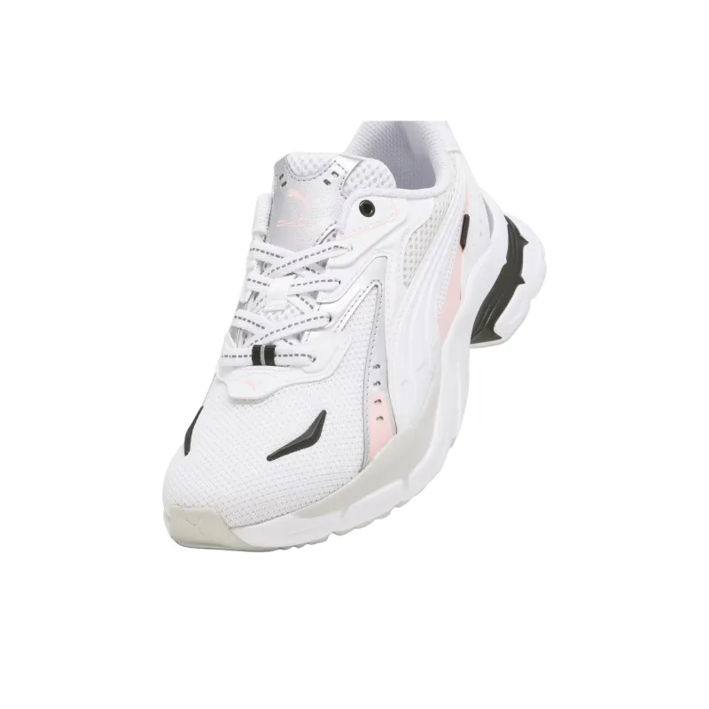 PUMA Anti Slip Wear Resistant Low Top Casual Shoes Women's White-3
