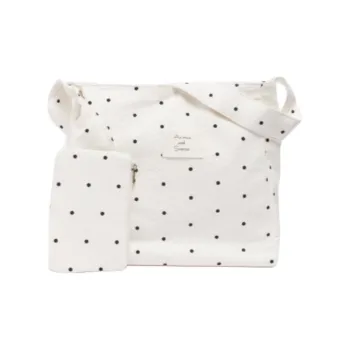 Three Blessings Fabric Tote Bag, Shopping Bag, Shoulder Bag Medium Size Women's Multicolor
