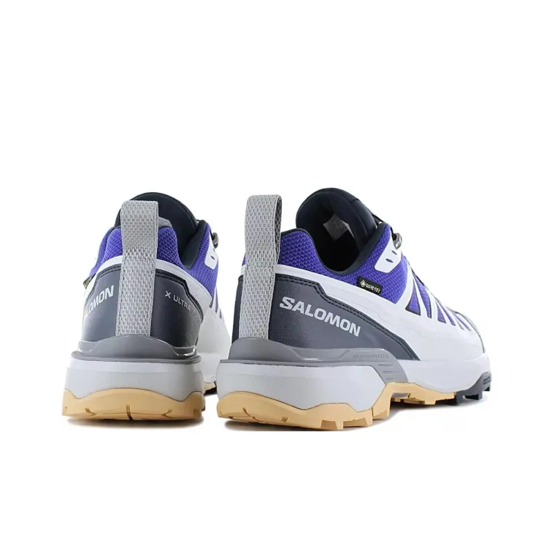 SALOMON X ULTRA 360 Slip Resistant Low Top Running Shoes Men's Gray Blue-4