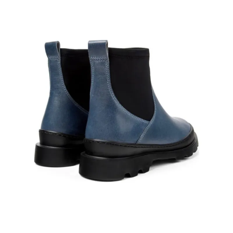 CAMPER Short Chelsea Boots Women's Blue Black-2
