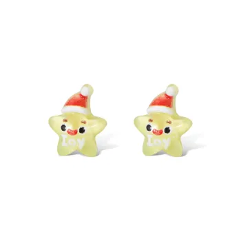 Inkopper Resin Clip On Earrings Unisex