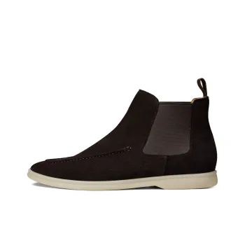 THOM WILLS Chelsea Boots Men Coffee/Black/Gold Brown/Khaki/Gray White