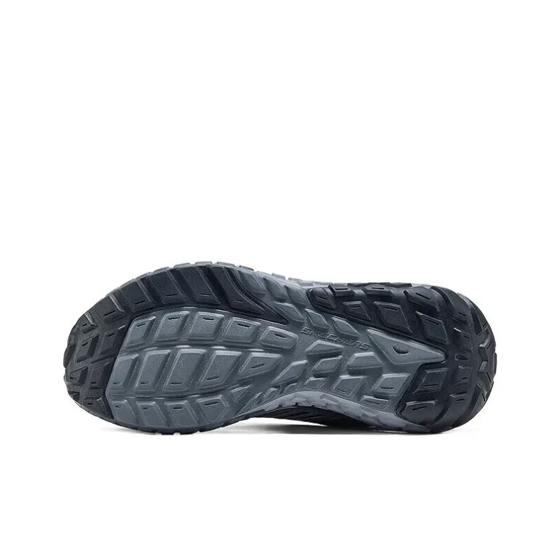 Skechers SPORT MENS Anti Slip Wear Resistant Low Top Running Shoes Men's Dark Gray-3