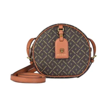PIERRE CARDIN Synthetic Leather Round Cake Bag Crossbody Bag Shoulder Bag Small Size Women's Multicolor