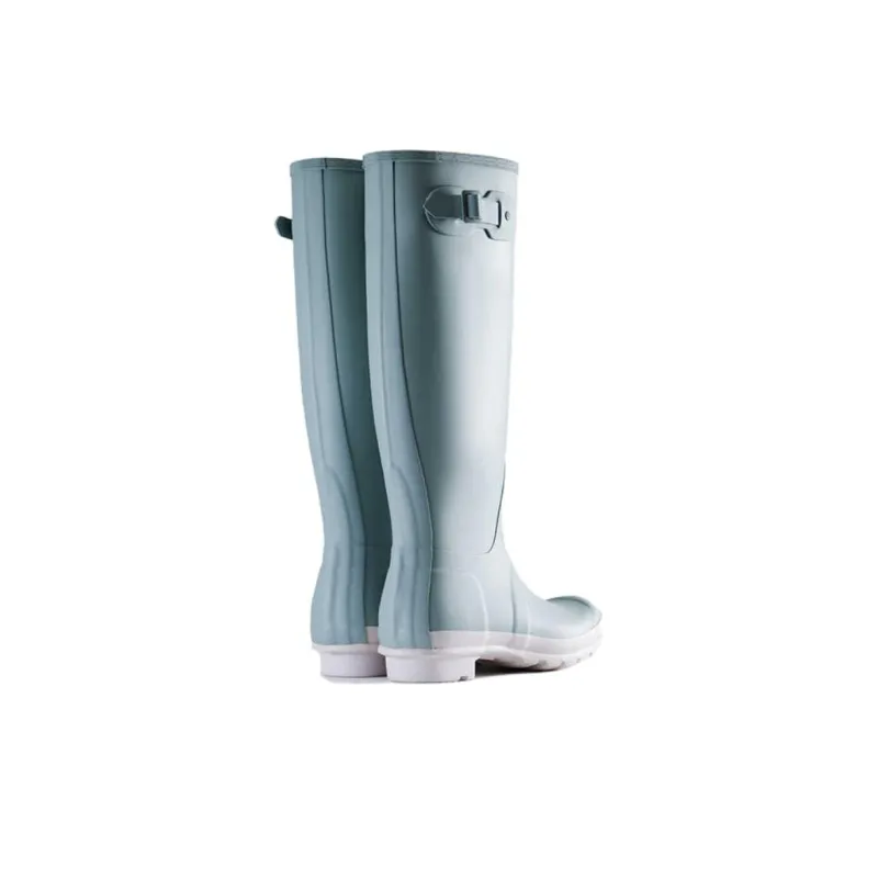 HUNTER Warm Water Resistant Wear Resistant Cushioning Rain Boots Women's Light Blue-3