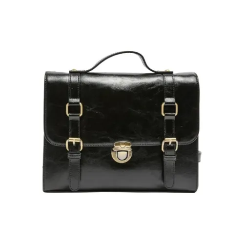 Three Blessings PU Backpack Medium Size Women's Brown/Black