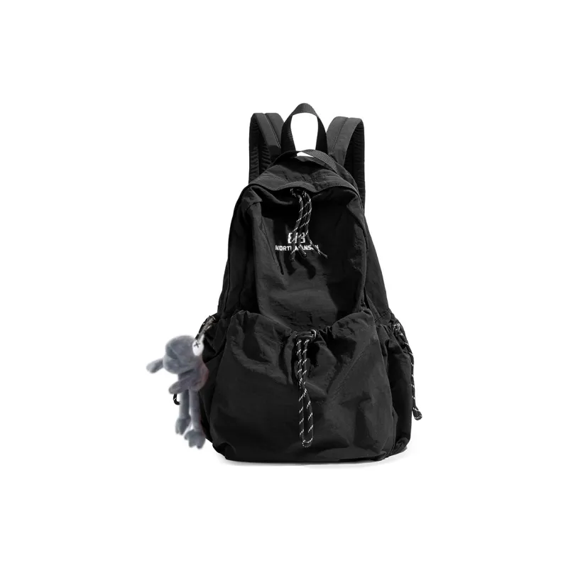 BRABOSTON Oxford Backpack Regular Unisex Gray/Black/Yellow/Pink-4