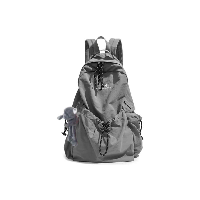 BRABOSTON Oxford Backpack Regular Unisex Gray/Black/Yellow/Pink-0