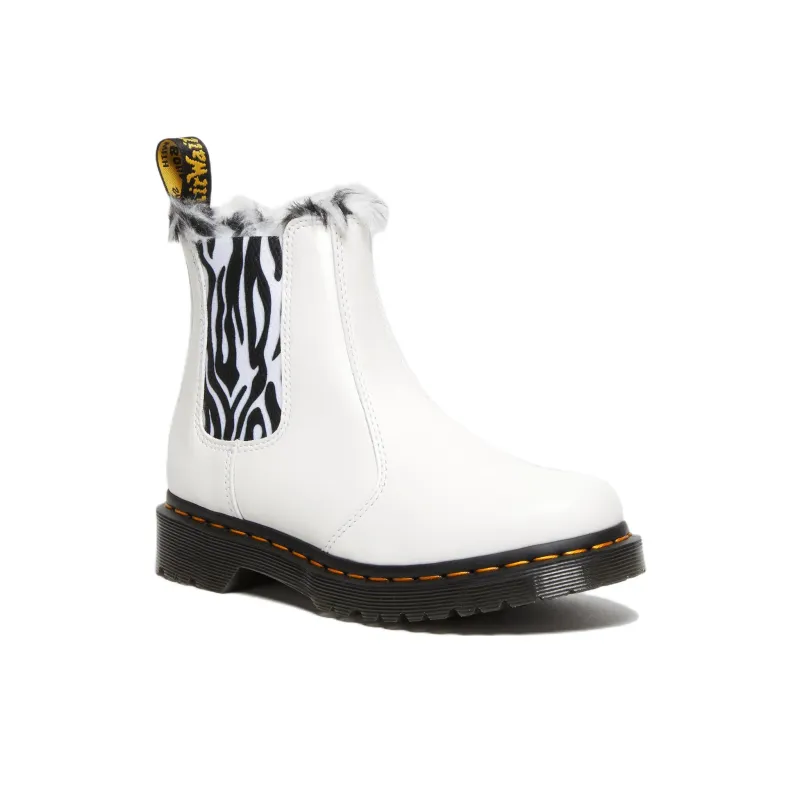 Dr.Martens Short Chelsea Boots Women's White-1