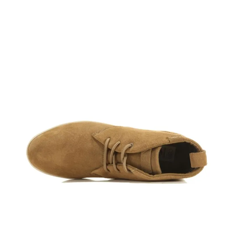 Adidas NEO Anti-Slip Wear-Resistant Mid-Top Skateboard Shoes Men's Brown-2