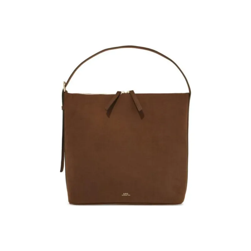 A.P.C Logo Printed Hobo Bag-0