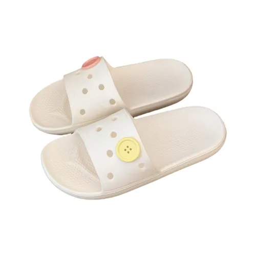 Thin Strips Sandal Slippers Women's, Cream White