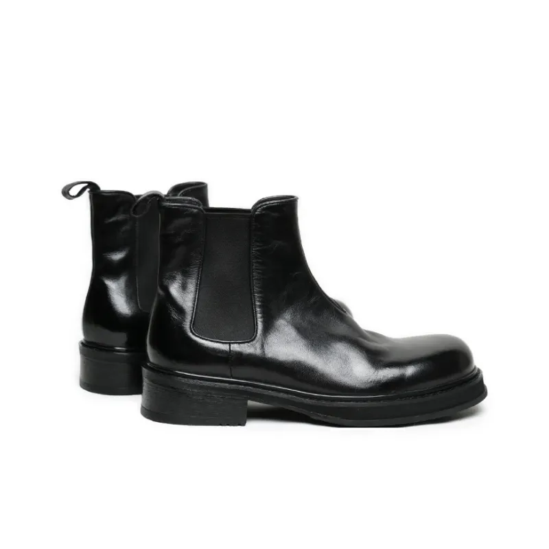 SAINTNJORD Short Chelsea Boots Men's Black-4