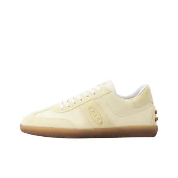 TOD'S Tabs Low Top Skateboard Shoes Women's Beige