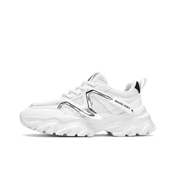 PNKE Anti Slip Wear Resistant Breathable Lightweight Height Increasing Low Top Chunky Sneakers Men's