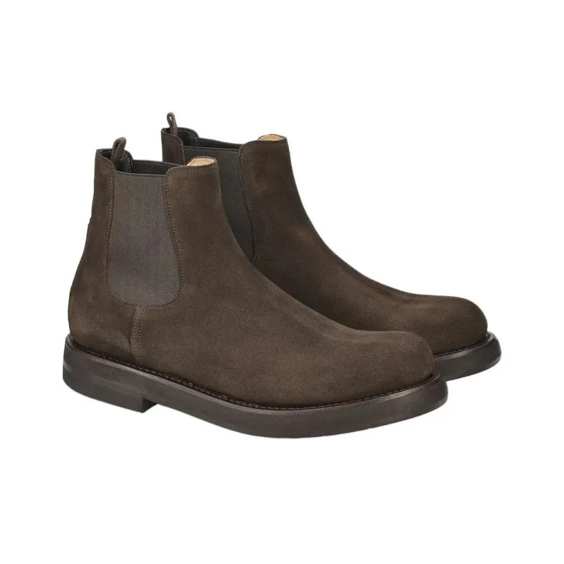PREMIATA Short Chelsea Boots Men's Brown-3