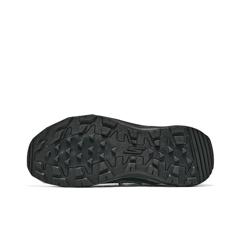 Skechers Cushioning Rebound Low Top Running Shoes Men's Gray Black-4